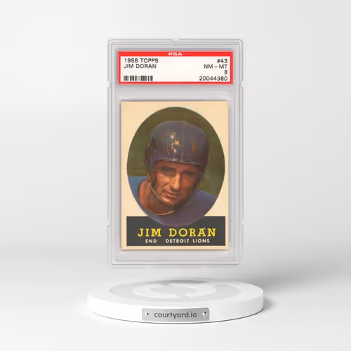 1958 Topps #43 Jim Doran (PSA 8 NM-MT)