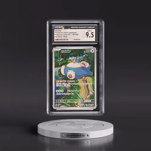 2023 Pokémon Card 151 #181/165 Snorlax - Art Rare Holo (CGC 9.5 MINT+)