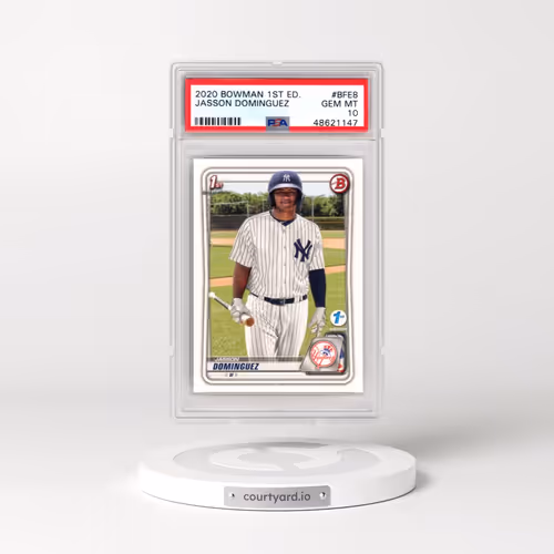 2020 Bowman 1st Edition #BFE8 Jasson Dominguez (PSA 10 GEM MINT)