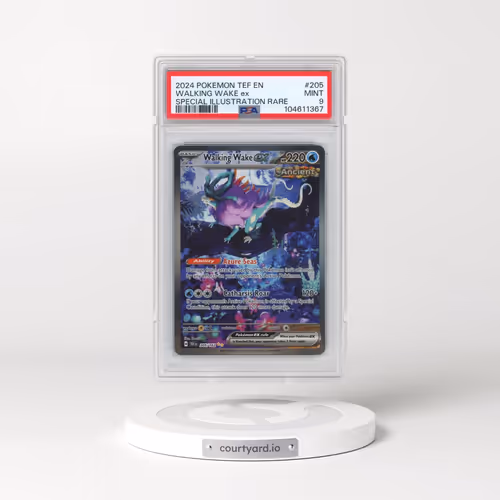 2024 Pokémon Tef EN-Temporal Forces #205 Walking Wake EX - Holo Special Illustration Rare (PSA 9 MIN
