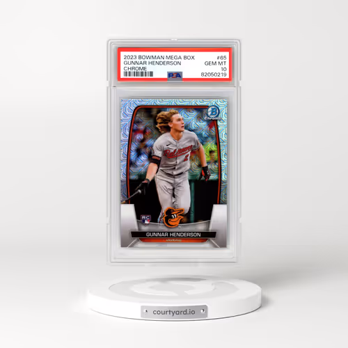 2023 Bowman Mega Box Chrome #65 Gunnar Henderson (PSA 10 GEM MINT)