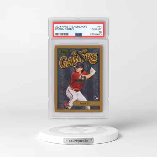 2023 Topps Finest Flashbacks #14 Corbin Carroll (PSA 10 GEM MINT)