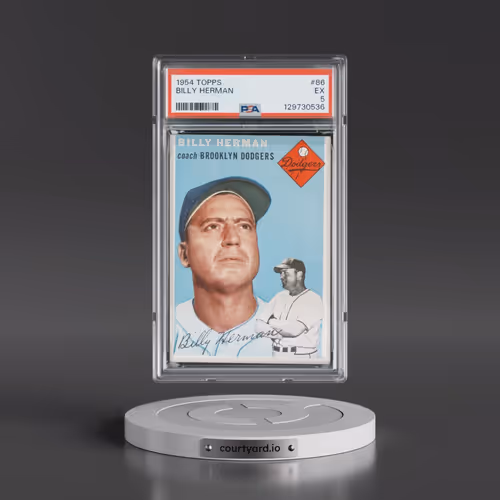 1954 Topps #86 Billy Herman (PSA 5 EX)
