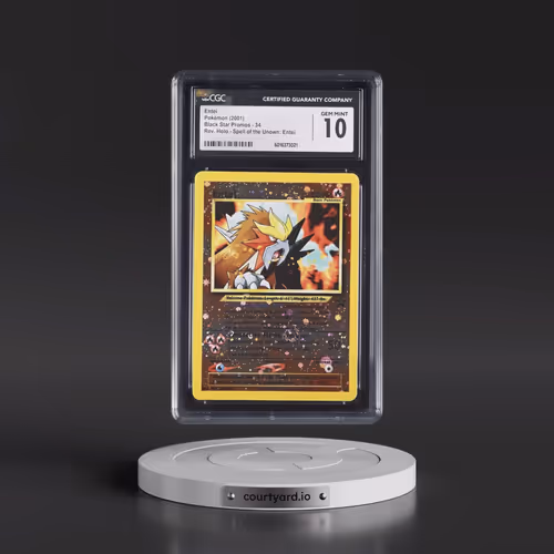 1999 Black Star Promos #34 Entei - Reverse Holo Spell of the Unown: Entei () (CGC 10 GEM MINT)