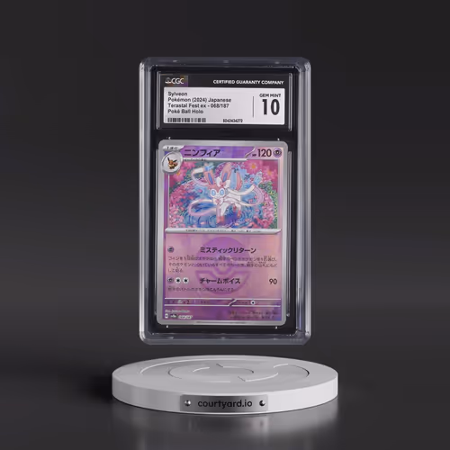 2024 Pokémon Sv8a-Terastal Fest EX #068 Sylveon - Reverse Holo (CGC 10 GEM MINT)