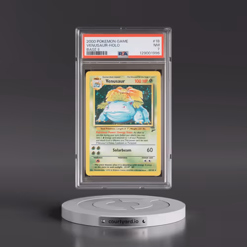 2000 Pokémon Game Base II #18 Venusaur - Holo (PSA 7 NM)