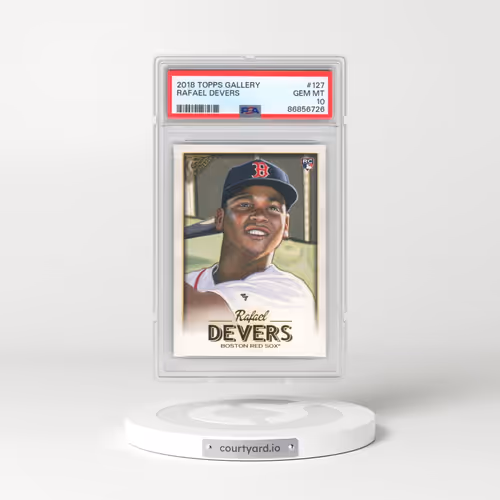 2018 Topps Gallery #127 Rafael Devers (PSA 10 GEM MINT)