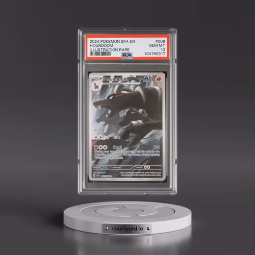 2024 Pokémon Sfa EN-Shrouded Fable #066 Houndoom - Illustration Rare (PSA 10 GEM MINT)