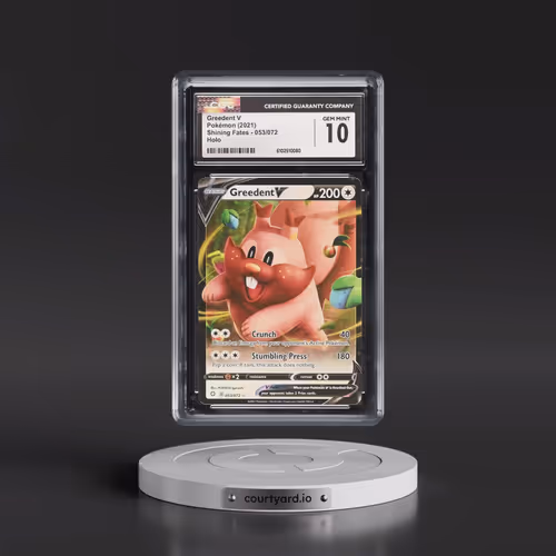 2021 Shining Fates #053/072 Greedent V - Holo (CGC 10 GEM MINT)