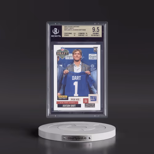 2025 Panini Instant NFL Draft Night #NFLDN15 Jaxson Dart (BGS 9.5 GEM MINT)
