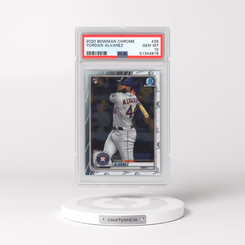 2020 Bowman Chrome #25 Yordan Alvarez (PSA 10 GEM MINT)