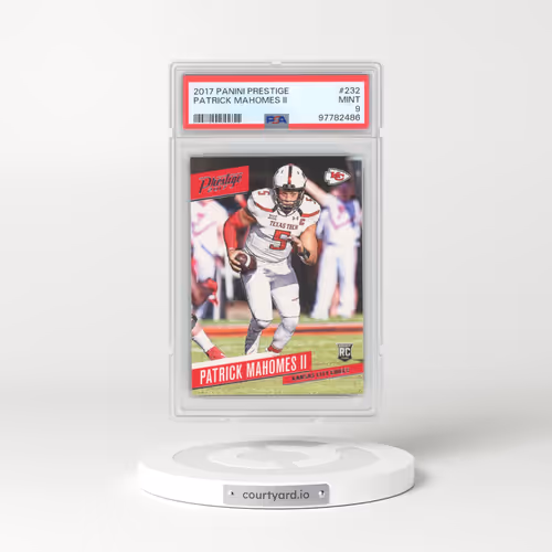 2017 Panini Prestige #232 Patrick Mahomes II (PSA 9 MINT)