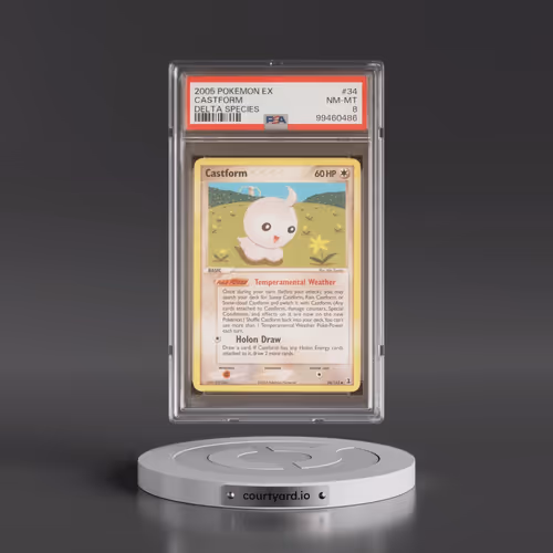 2005 Pokémon EX Delta Species #34 Castform (PSA 8 NM-MT)