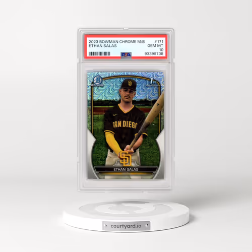 2023 Bowman Mega Box Chrome #171 Ethan Salas (PSA 10 GEM MINT)