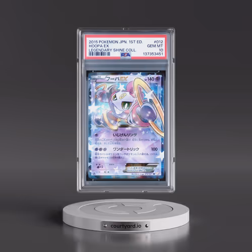 2015 Pokémon Legendary Shine Collection #012 Hoopa EX - 1st Edition Holo (PSA 10 GEM MINT)