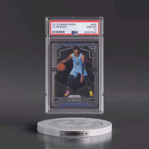 2019 Panini Prizm #249 Ja Morant (PSA 10 GEM MINT)