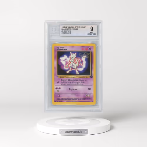 1999 Black Star Promos #3 Mewtwo - Mewtwo Strikes Back (BGS 9 MINT)