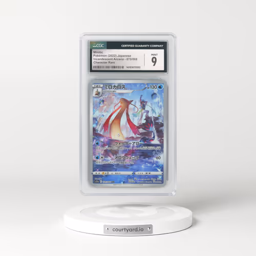 2022 Incandescent Arcana #070/068 Milotic - Character Rare (CGC 9 MINT)