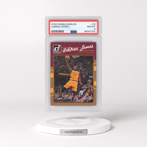 2016 Panini Donruss #15 LeBron James (PSA 8 NM-MT)