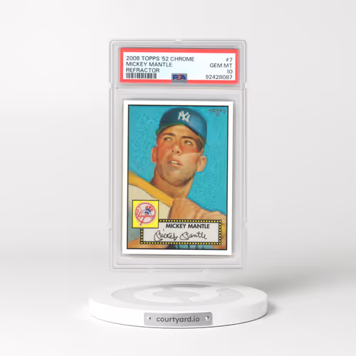 2006 Topps '52 Chrome #7 Mickey Mantle - Refractor (PSA 10 GEM MINT)