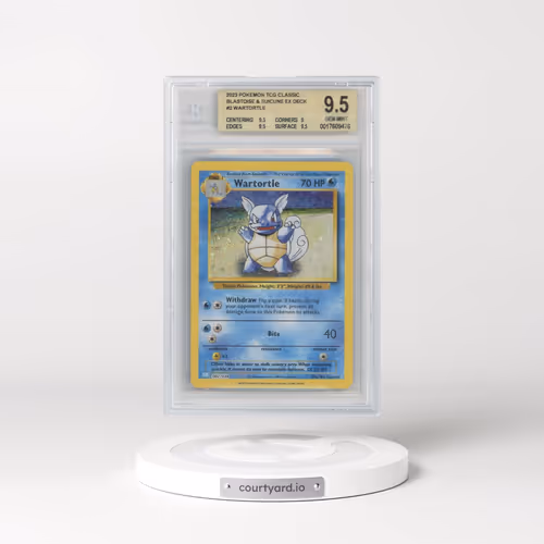 2023 Pokémon Clb-Trading Card Game Classic Blastoise & Suicune EX Deck #002 Wartortle (BGS 9.5 GEM M
