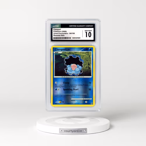 2008 Great Encounters #64 Clamperl - Holo (CGC 10 GEM MINT)