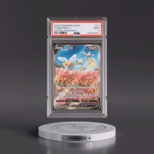 2022 Pokémon Sword & Shield Astral Radiance #161 Beedrill V - Holo Full Art (PSA 9 MINT)
