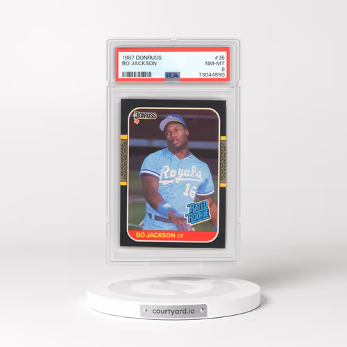 1987 Donruss #35 Bo Jackson (PSA 8 NM-MT)