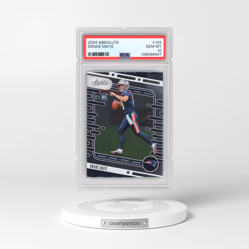 2024 Panini Absolute #103 Drake Maye (PSA 10 GEM MINT)
