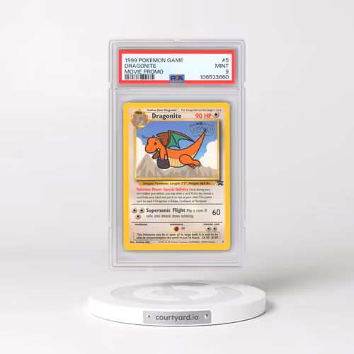 1999 Pokémon Game Movie #5 Dragonite - Movie Promo (PSA 9 MINT)