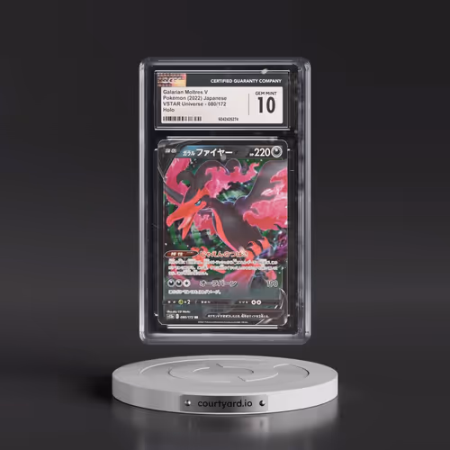 2022 VSTAR Universe #080/172 Galarian Moltres V - Holo (CGC 10 GEM MINT)