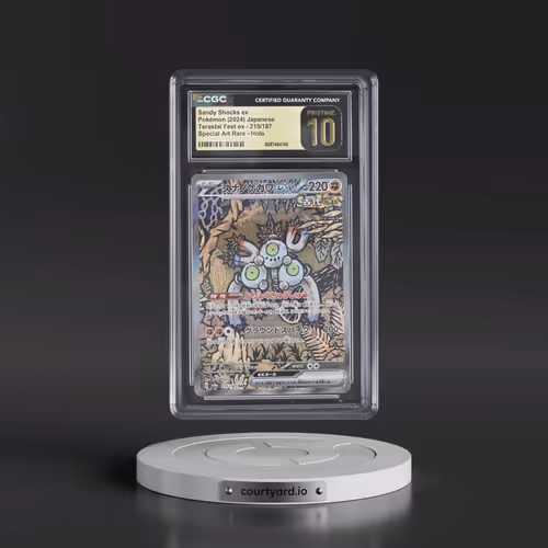2024 Pokémon Sv8a-Terastal Fest EX #215 Sandy Shocks EX - Holo Special Art Rare (CGC 10 PRISTINE)