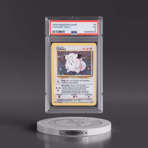1999 Pokémon Game #5 Clefairy - Holo (PSA 3 VG)