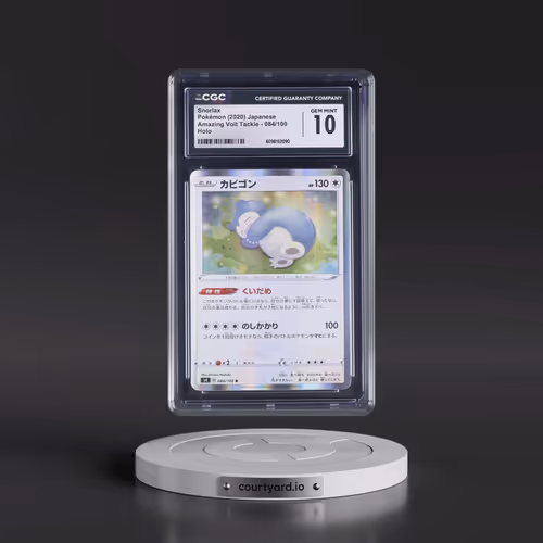 2020 Amazing Volt Tackle #084/100 Snorlax - Holo (CGC 10 GEM MINT)