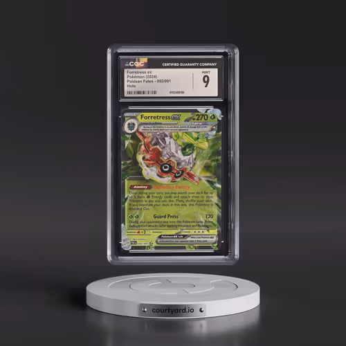 2024 Paldean Fates - PAF EN #002/091 Forretress ex - Holo (CGC 9 MINT)