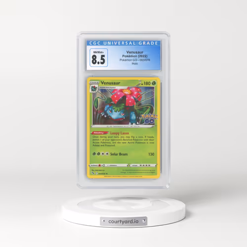 2022 Pokémon GO #003/078 Venusaur - Holo (CGC 8.5 NM-MT+)