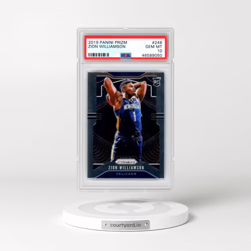 2019 Panini Prizm #248 Zion Williamson (PSA 10 GEM MINT)