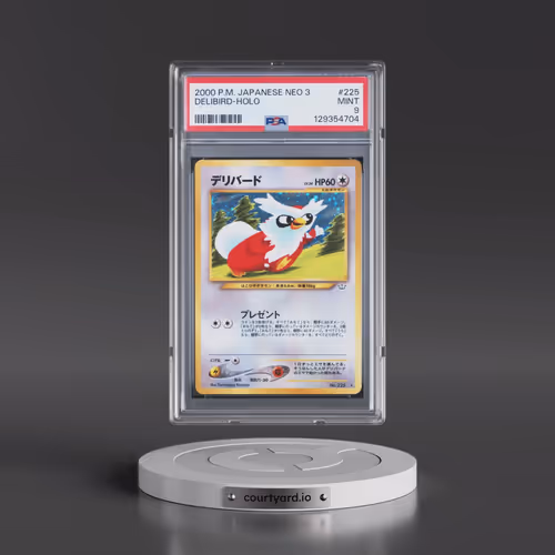 2000 Pokémon Neo 3 #225 Delibird - Holo (PSA 9 MINT)