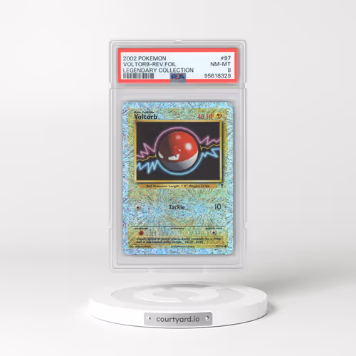 2002 Pokémon Legendary Collection #97 Voltorb - Reverse Foil (PSA 8 NM-MT)