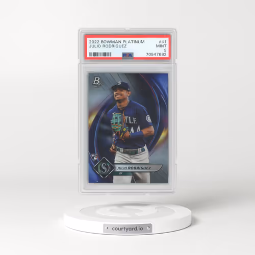 2022 Bowman Platinum #41 Julio Rodriguez (PSA 9 MINT)
