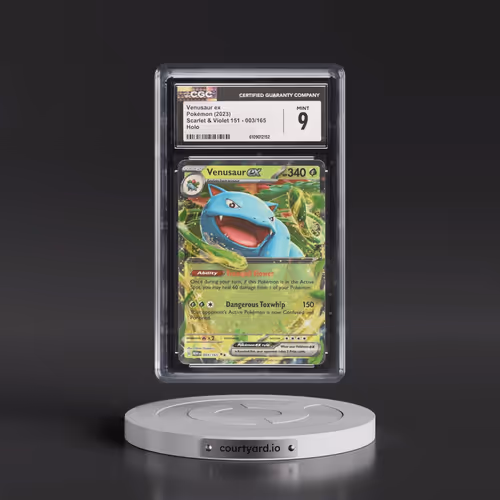 2023 Scarlet & Violet 151 - MEW EN #003/165 Venusaur ex - Holo (CGC 9 MINT)