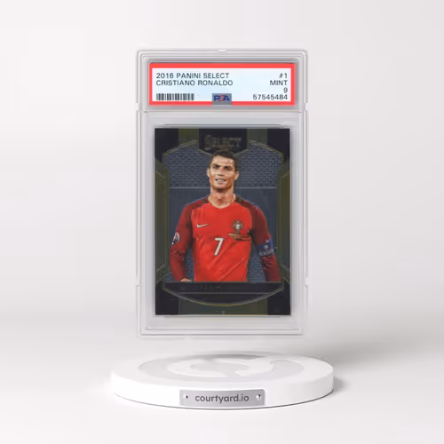 2016 Panini Select #1 Cristiano Ronaldo (PSA 9 MINT)