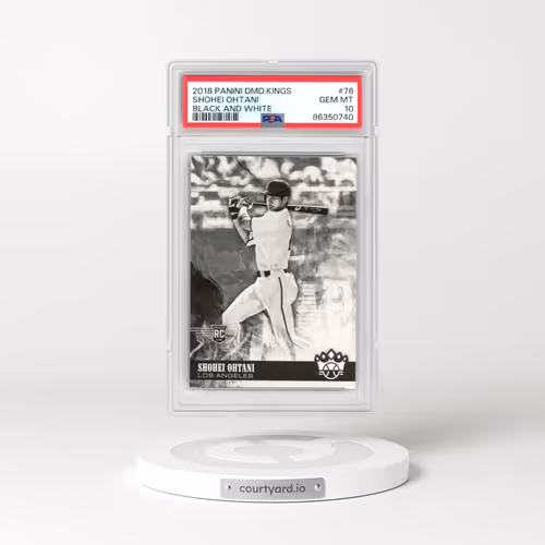 2018 Panini Diamond Kings #76 Shohei Ohtani - Black and White (PSA 10 GEM MINT)