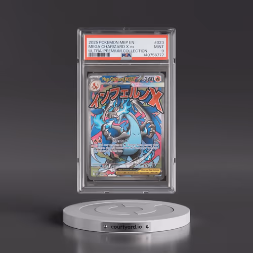2025 Pokémon Mep EN-Me Black Star Promo #023 Mega Charizard X EX - Holo Mega Charizard X EX Ultra-Pr