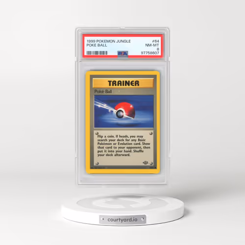 1999 Pokémon Jungle #64 Poke Ball (PSA 8 NM-MT)