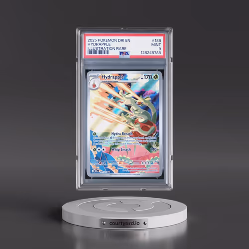 2025 Pokémon Dri EN-Destined Rivals #188 Hydrapple - Illustration Rare (PSA 9 MINT)