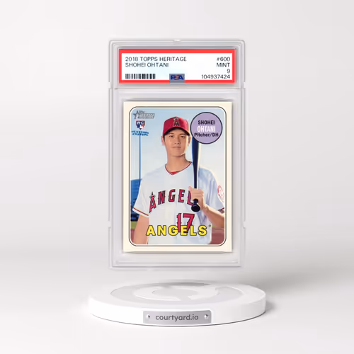 2018 Topps Heritage #600 Shohei Ohtani (PSA 9 MINT)