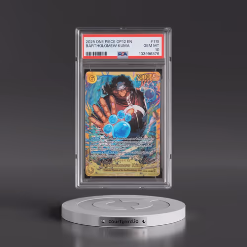 2025 One Piece OP12-Legacy of the Master #119 Bartholomew Kuma (PSA 10 GEM MINT)
