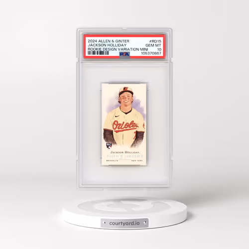 2024 Topps Allen & Ginter Rookie Design Variations Mini #RD15 Jackson Holliday (PSA 10 GEM MINT)
