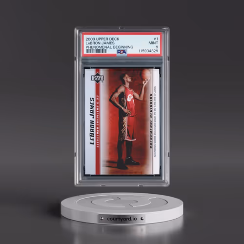 2003 Upper Deck Lebron James Phenomenal Beginnings #1 LeBron James (PSA 9 MINT)